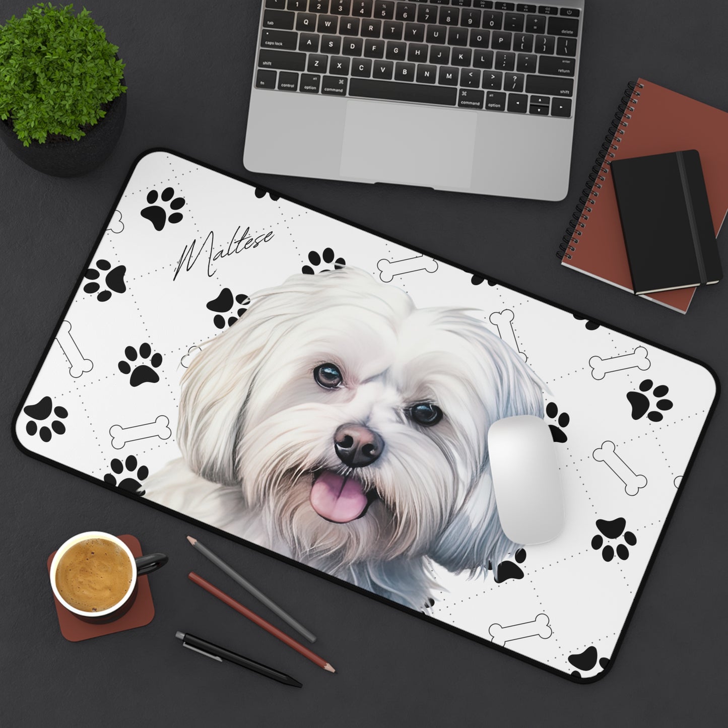 Maltese Desk Mat