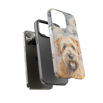 Self-Coated Wheaten Terrier by Tough Cases (Apple iPhone, Samsung Galaxy, and Google Pixel)