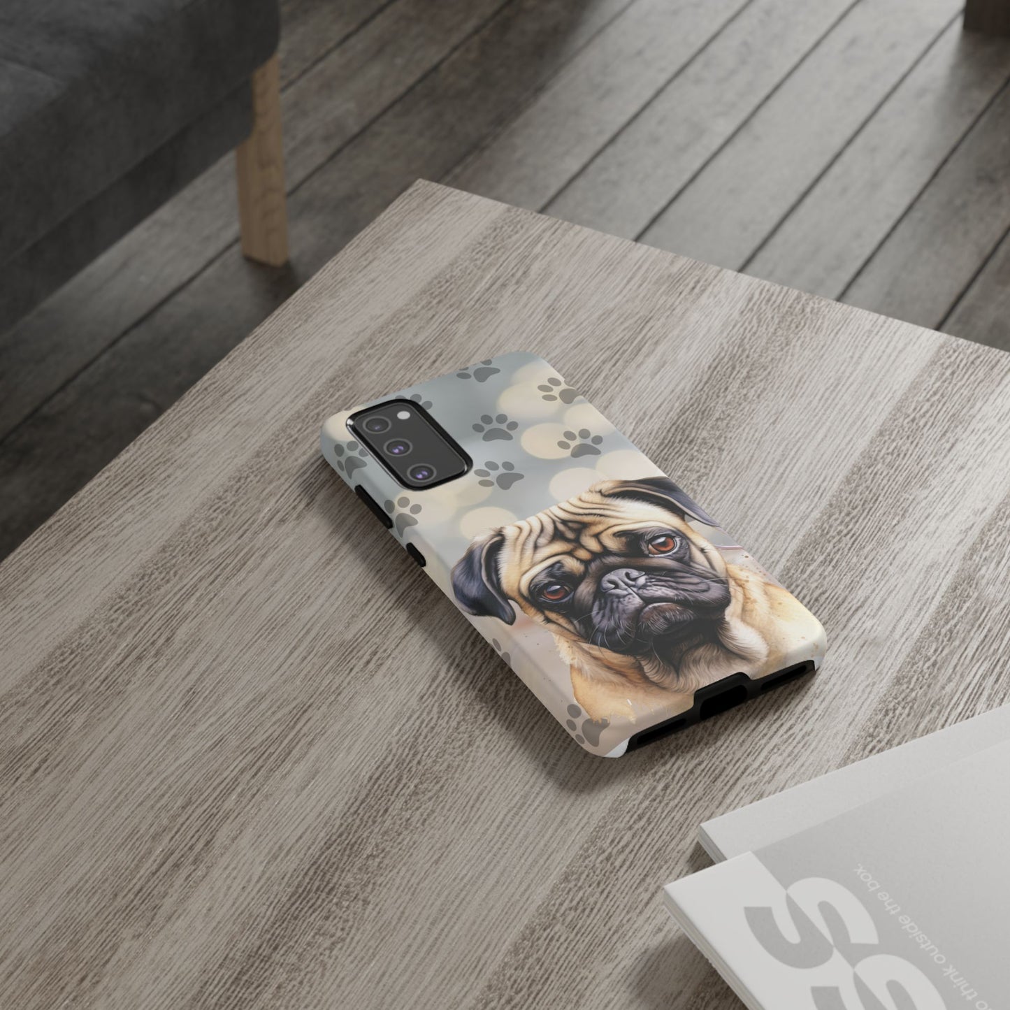 Pug Phone Case by Tough Cases (Apple iPhone, Samsung Galaxy, and Google Pixel)