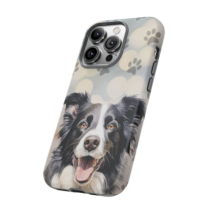 Border Collie Phone Case by Tough Cases (Apple iPhone, Samsung Galaxy, and Google Pixel)