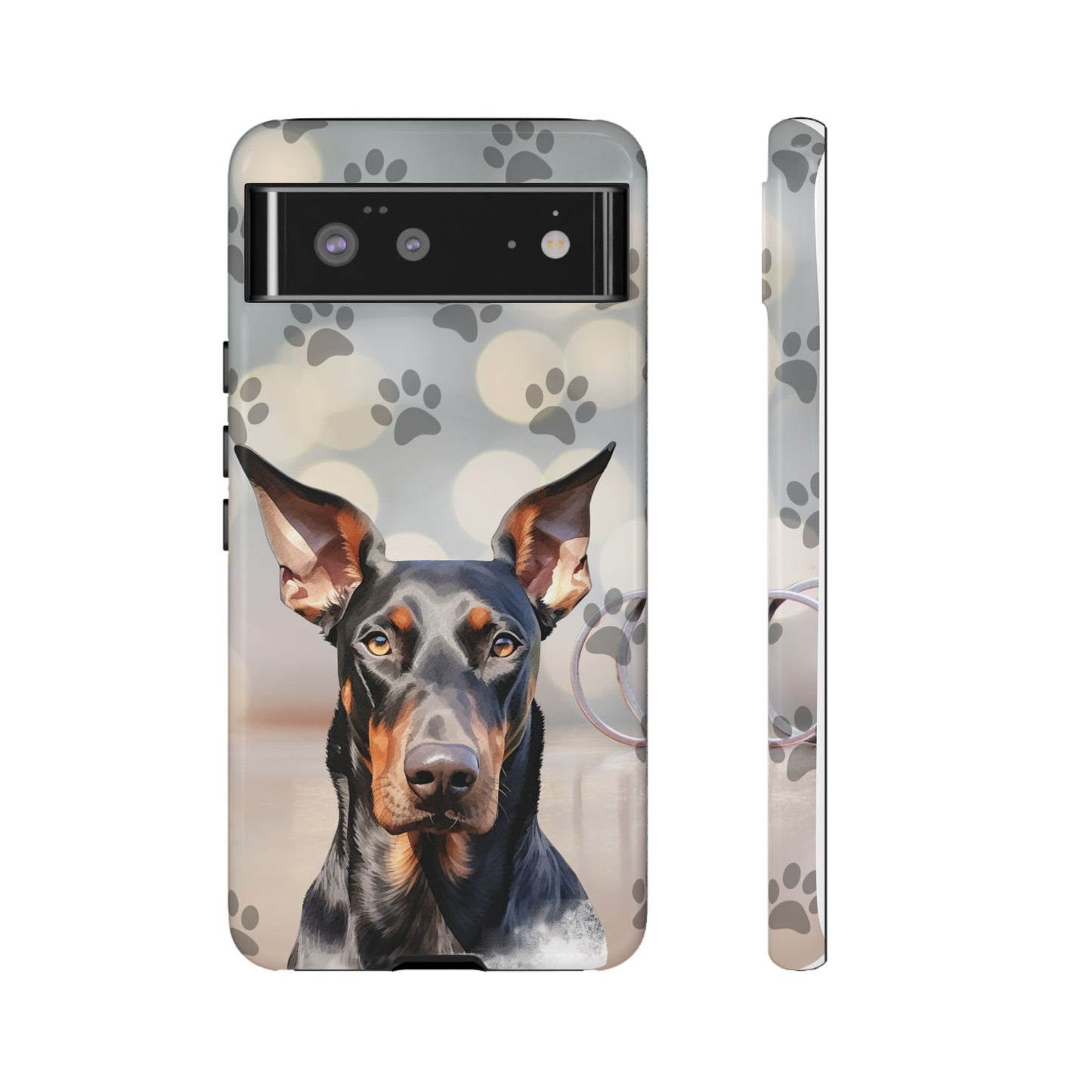 Doberman Phone Case by Tough Cases (Apple iPhone, Samsung Galaxy, and Google Pixel)