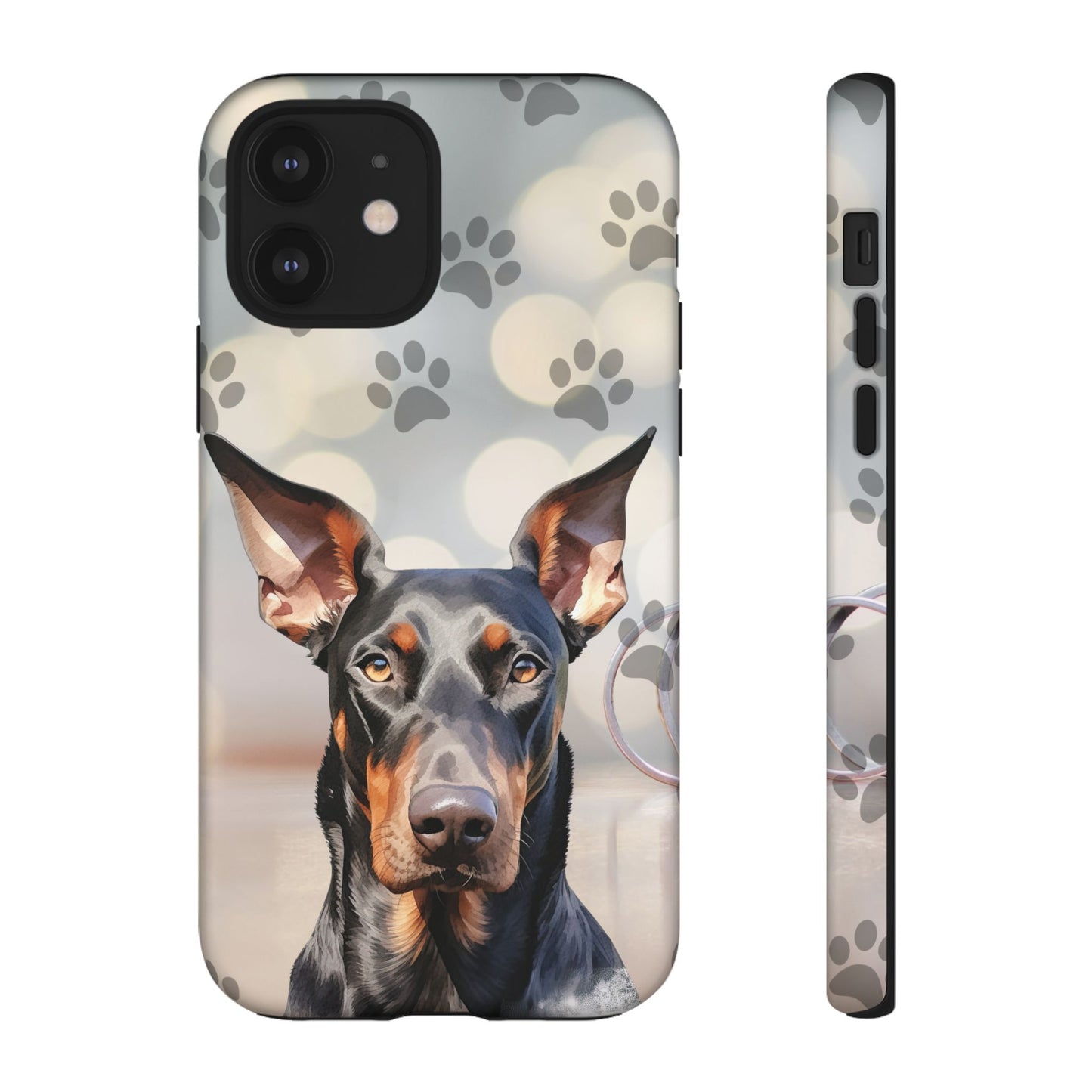 Doberman Phone Case by Tough Cases (Apple iPhone, Samsung Galaxy, and Google Pixel)