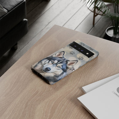 Siberian Husky Phone Cases by Tough Cases (Apple iPhone, Samsung Galaxy, and Google Pixel)