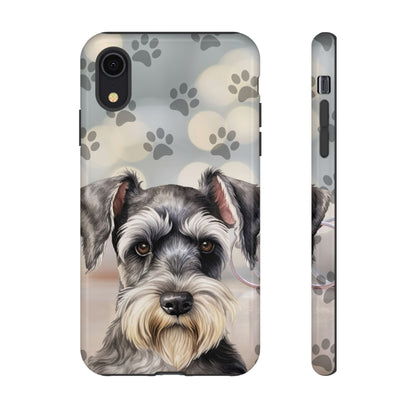 Miniature Schnauzer by Tough Cases (Apple iPhone, Samsung Galaxy, and Google Pixel)