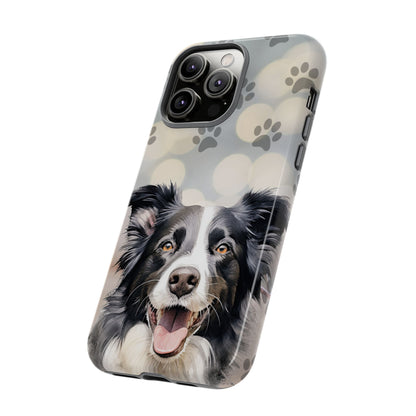 Border Collie Phone Case by Tough Cases (Apple iPhone, Samsung Galaxy, and Google Pixel)
