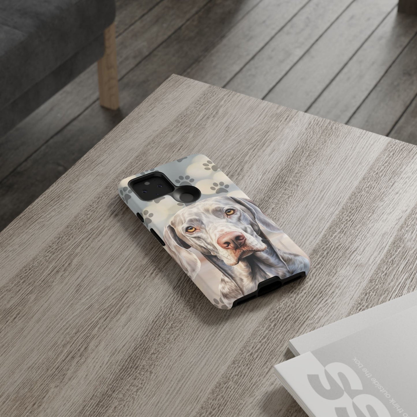 Weimaraner Phone Case by Tough Cases (Apple iPhone, Samsung Galaxy, and Google Pixel)