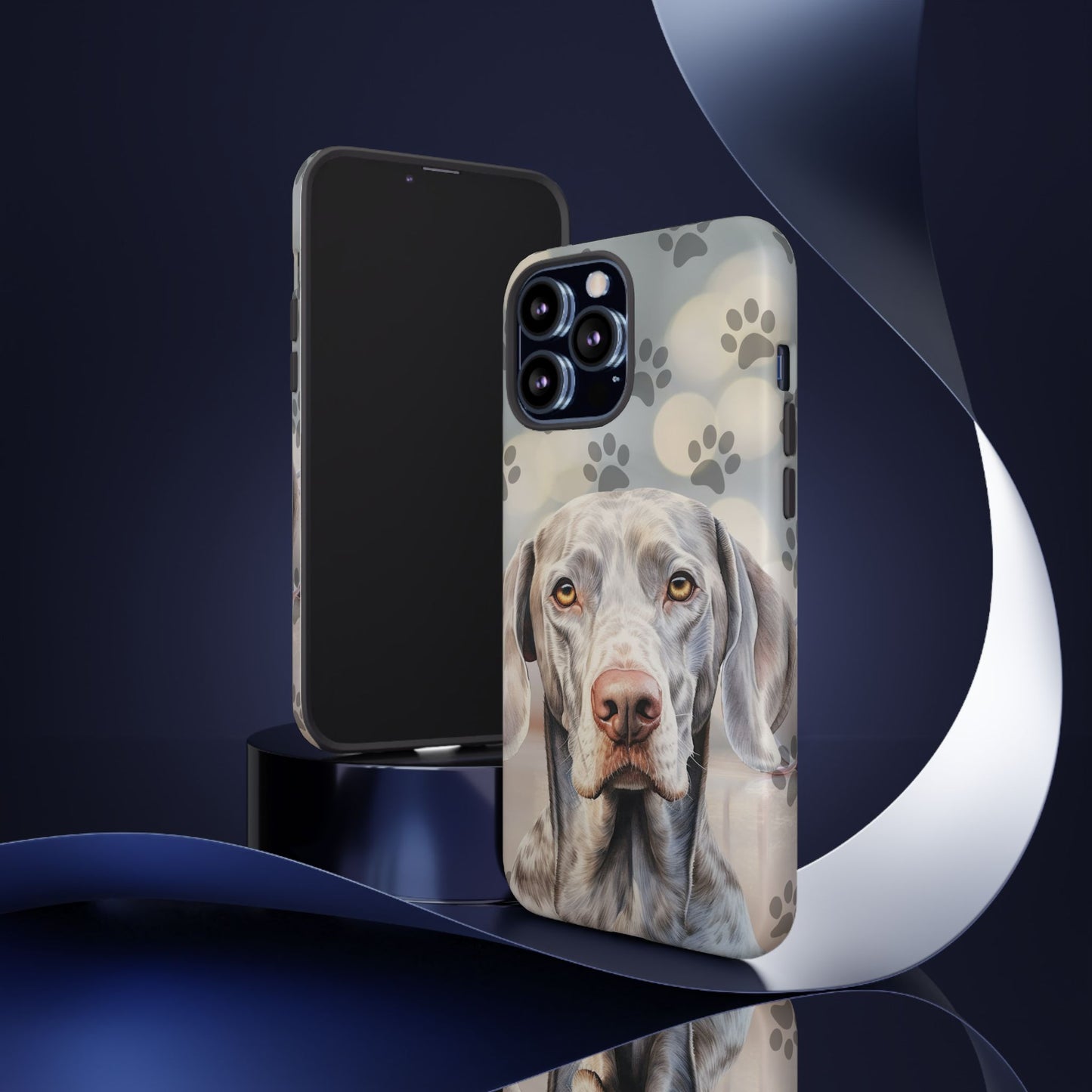 Weimaraner Phone Case by Tough Cases (Apple iPhone, Samsung Galaxy, and Google Pixel)