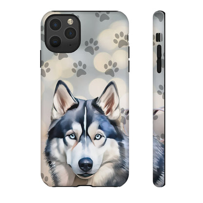 Siberian Husky Phone Cases by Tough Cases (Apple iPhone, Samsung Galaxy, and Google Pixel)