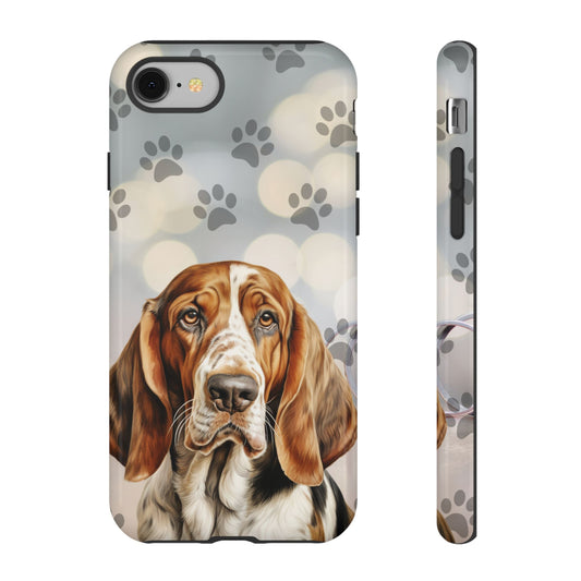 Basset Hound Phone Case by Tough Cases (Apple iPhone, Samsung Galaxy, and Google Pixel)