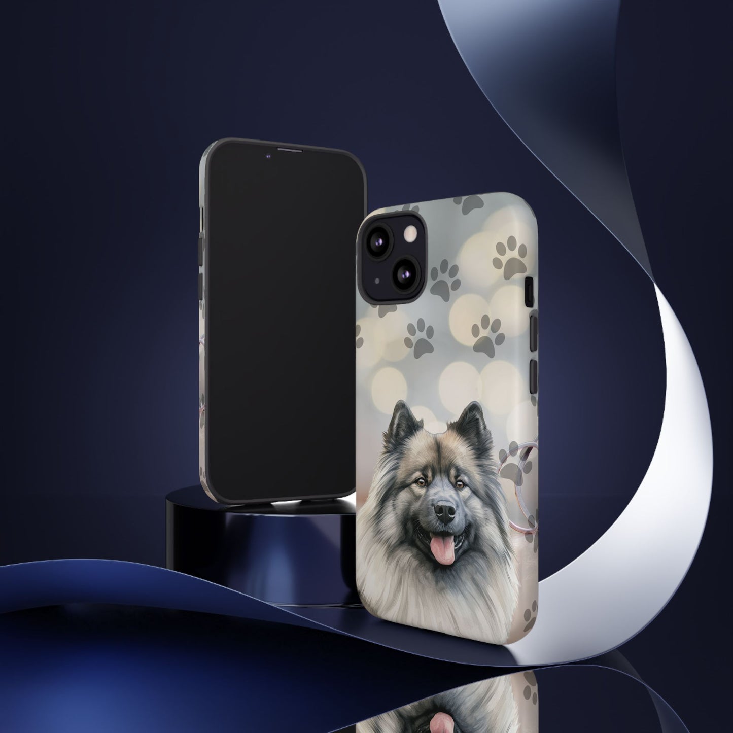 Keeshond Phone Case by Tough Cases ( Apple iPhone, Samsung Galaxy, and Google Pixel)