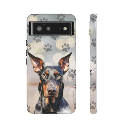 Doberman Phone Case by Tough Cases (Apple iPhone, Samsung Galaxy, and Google Pixel)