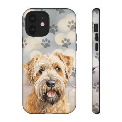 Self-Coated Wheaten Terrier by Tough Cases (Apple iPhone, Samsung Galaxy, and Google Pixel)