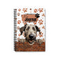 Irish Wolfhound Spiral Notebook - Ruled Line