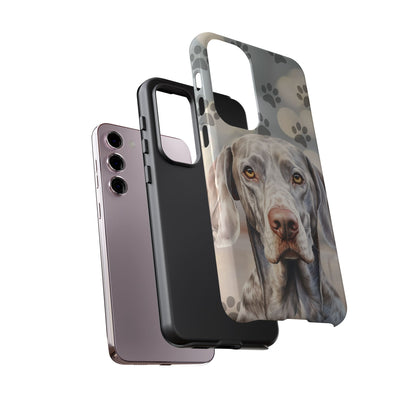 Weimaraner Phone Case by Tough Cases (Apple iPhone, Samsung Galaxy, and Google Pixel)
