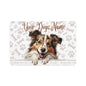 Shetland Sheepdog Personalized Pet Food Mat, Custom Dog Food Mat, Dog Feeding Mat, Cute Pet Mat, Dog Lovers Gift