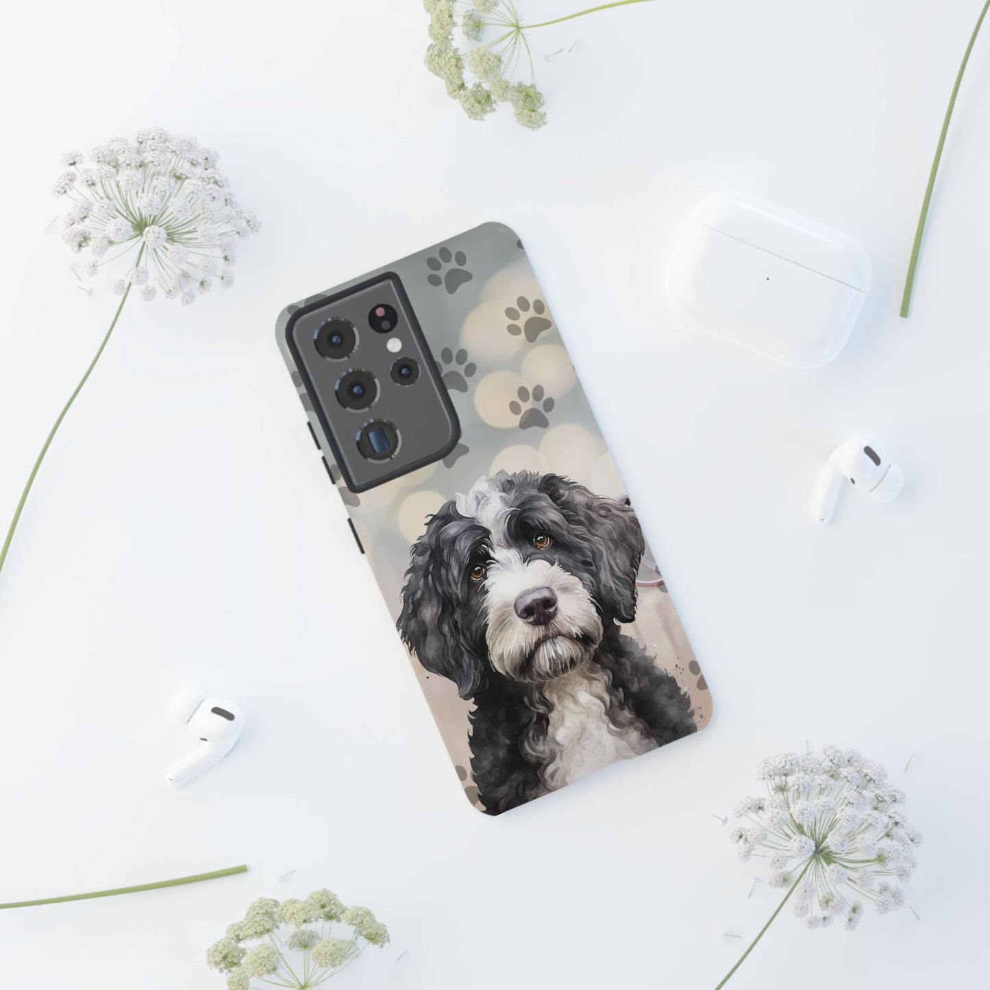 Portuguese Water Dog by Tough Cases (Apple iPhone, Samsung Galaxy, and Google Pixel)