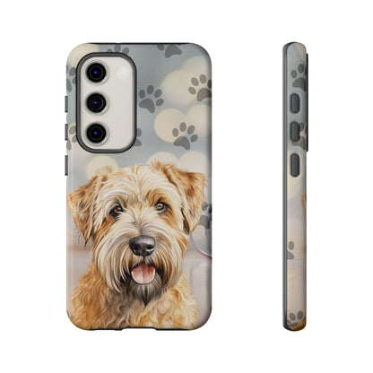 Self-Coated Wheaten Terrier by Tough Cases (Apple iPhone, Samsung Galaxy, and Google Pixel)