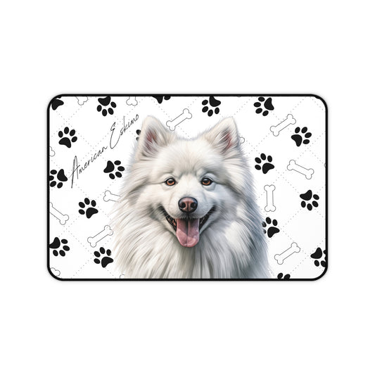 American Eskimo Dog Desk Mat