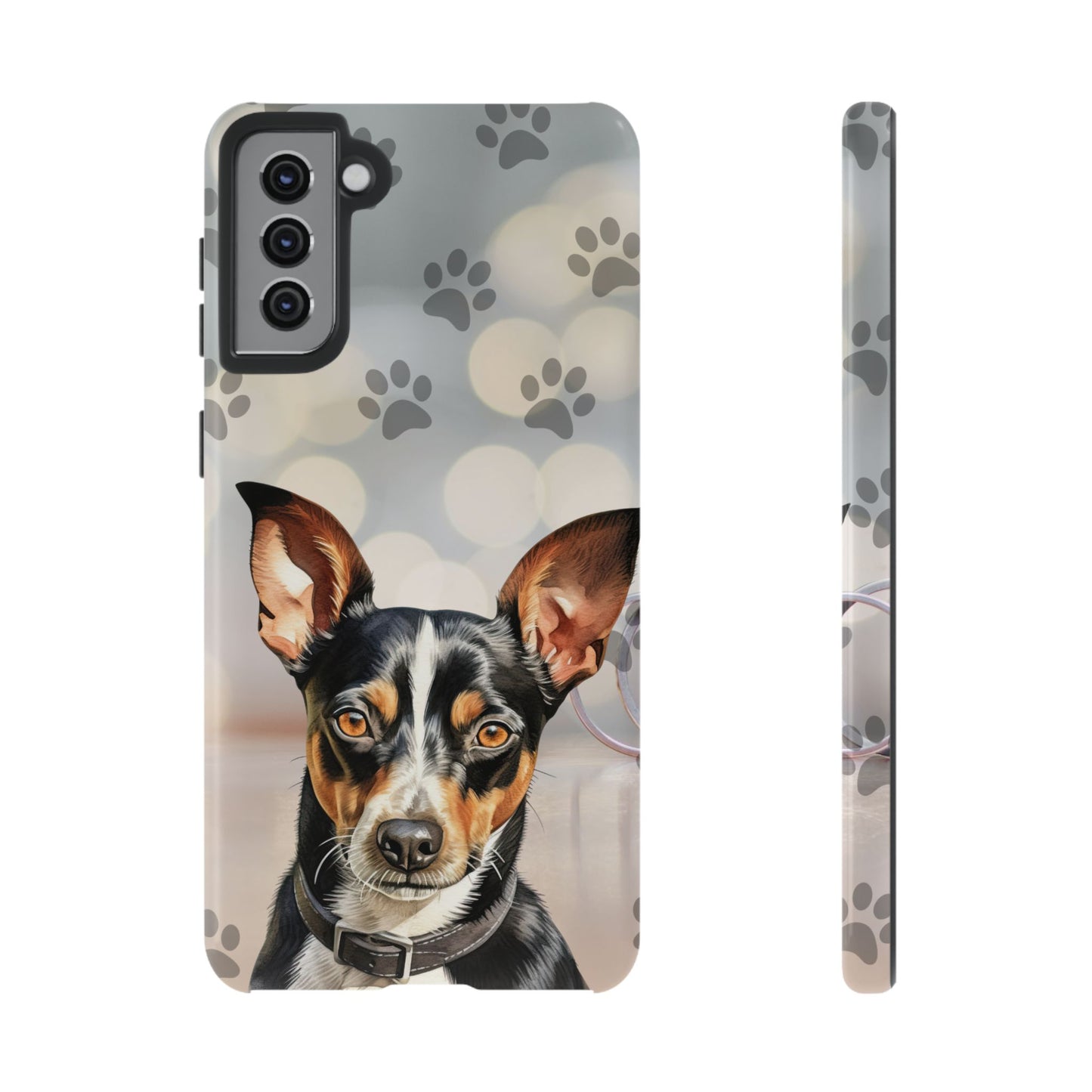 Rat Terrier by Tough Cases a (Apple iPhone, Samsung Galaxy, and Google Pixel)