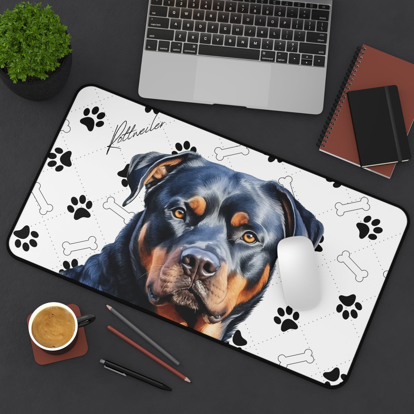 Rottweiler Desk Mat