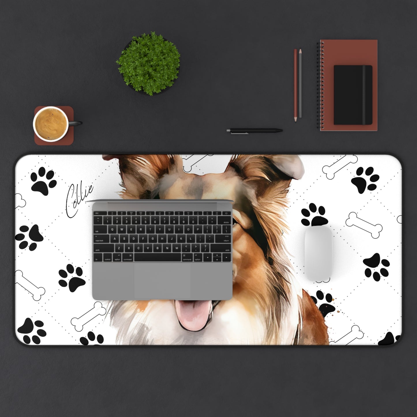 Collie Desk Mat