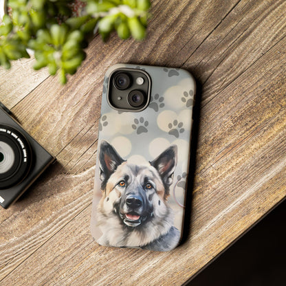 Norwegian Elkhound by Tough Cases (Apple iPhone, Samsung Galaxy, and Google Pixel)