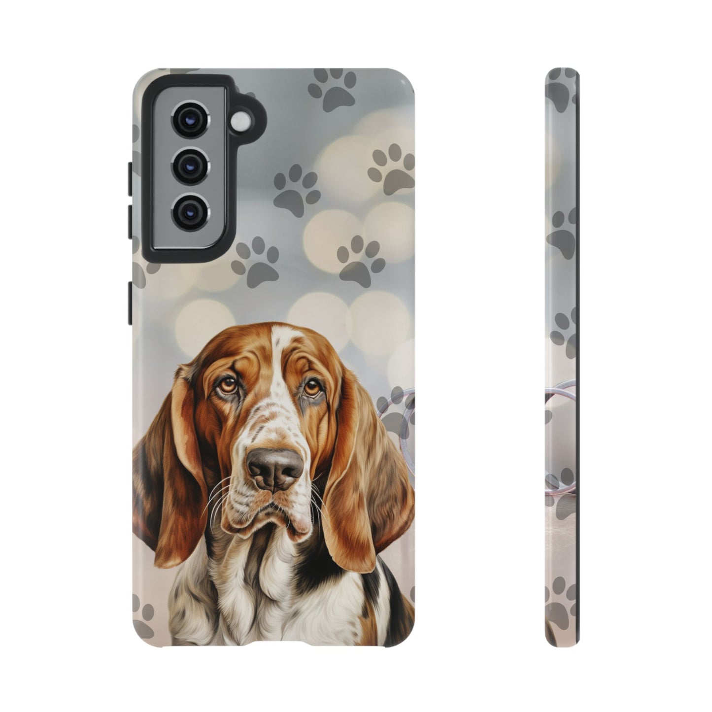 Basset Hound Phone Case by Tough Cases (Apple iPhone, Samsung Galaxy, and Google Pixel)