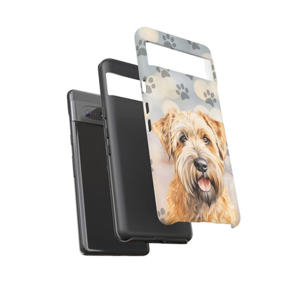 Self-Coated Wheaten Terrier by Tough Cases (Apple iPhone, Samsung Galaxy, and Google Pixel)