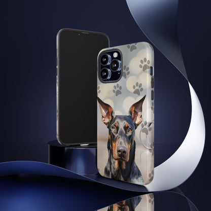 Doberman Phone Case by Tough Cases (Apple iPhone, Samsung Galaxy, and Google Pixel)