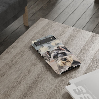 Miniature Schnauzer by Tough Cases (Apple iPhone, Samsung Galaxy, and Google Pixel)