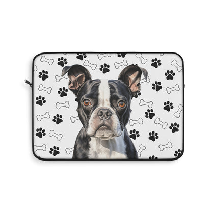 Boston Terrier Laptop Sleeve