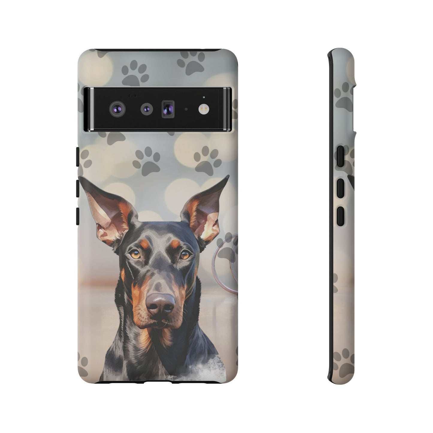 Doberman Phone Case by Tough Cases (Apple iPhone, Samsung Galaxy, and Google Pixel)