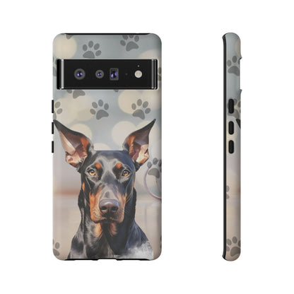 Doberman Phone Case by Tough Cases (Apple iPhone, Samsung Galaxy, and Google Pixel)