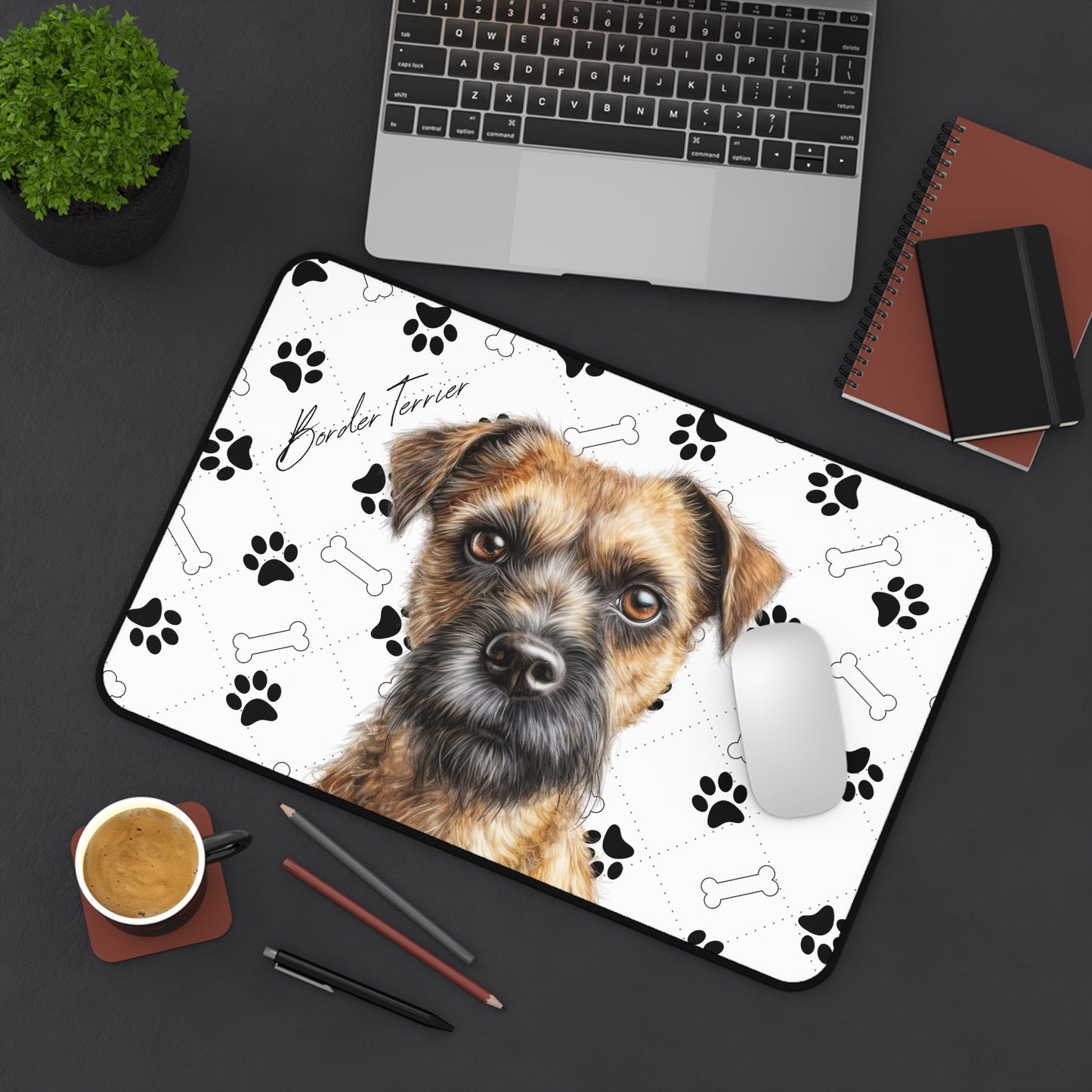 Border Terrier Desk Mat