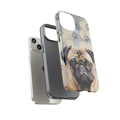 Pug Phone Case by Tough Cases (Apple iPhone, Samsung Galaxy, and Google Pixel)