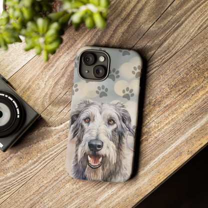 Irish Wolfhound Phone Case by Tough Cases (Apple iPhone, Samsung Galaxy, and Google Pixel)