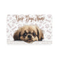 Pekingese Dog Personalized Pet Food Mat, Custom Dog Food Mat, Dog Feeding Mat, Cute Pet Mat, Dog Lovers Gift