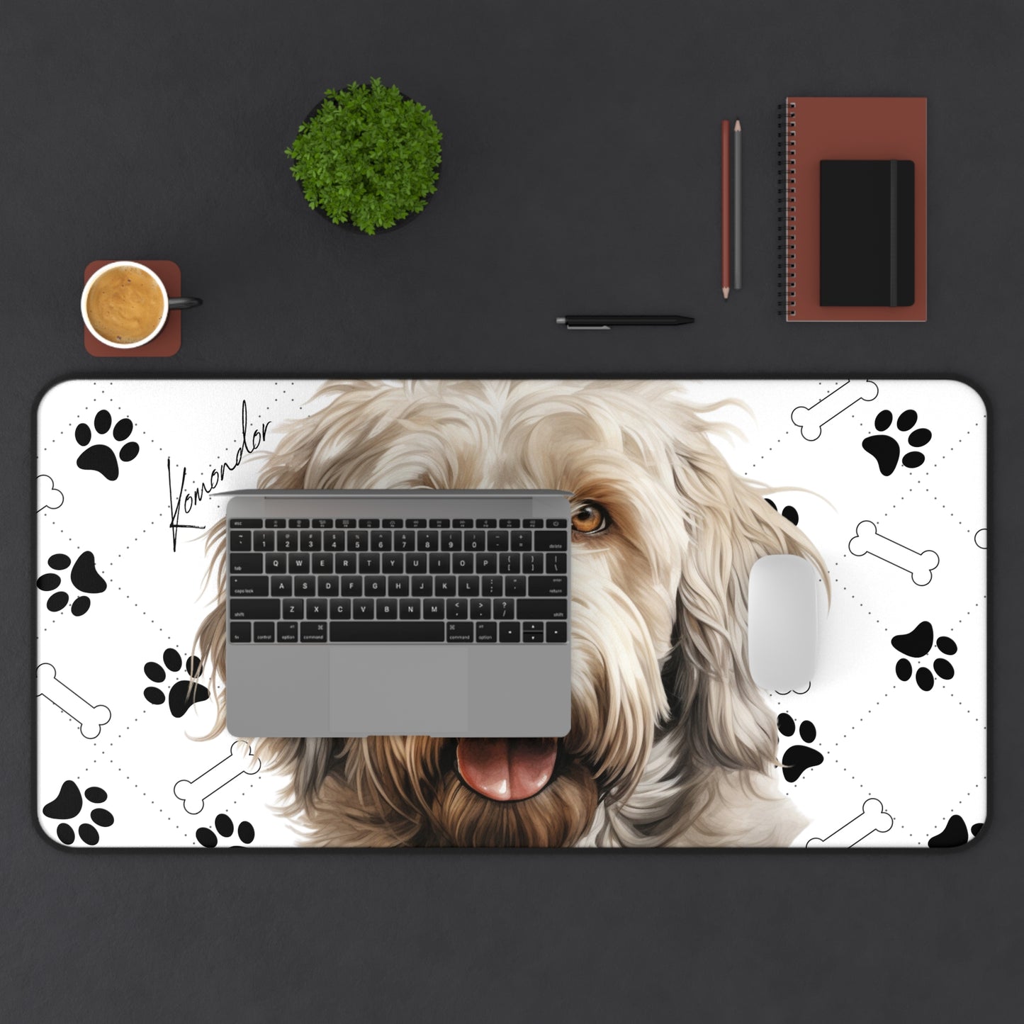 Komondor Desk Mat