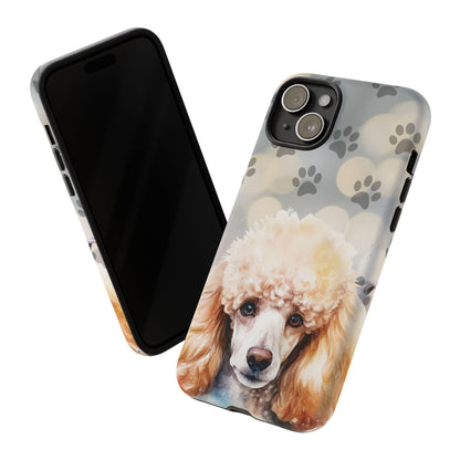 Poodle Phone Case by Tough Cases (Apple iPhone, Samsung Galaxy, and Google Pixel )