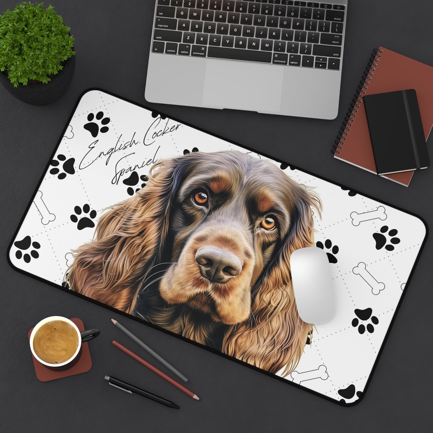 English Cocker Spaniel Desk Mat