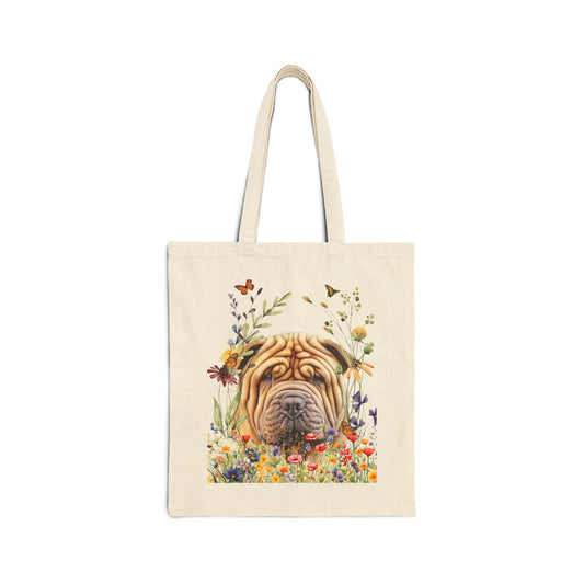Chinese Shar-Pei Canvas Tote Bag