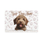 Lagotto Romagnolo Personalized Pet Food Mat, Custom Dog Food Mat, Dog Feeding Mat, Cute Pet Mat, Dog Lovers Gift