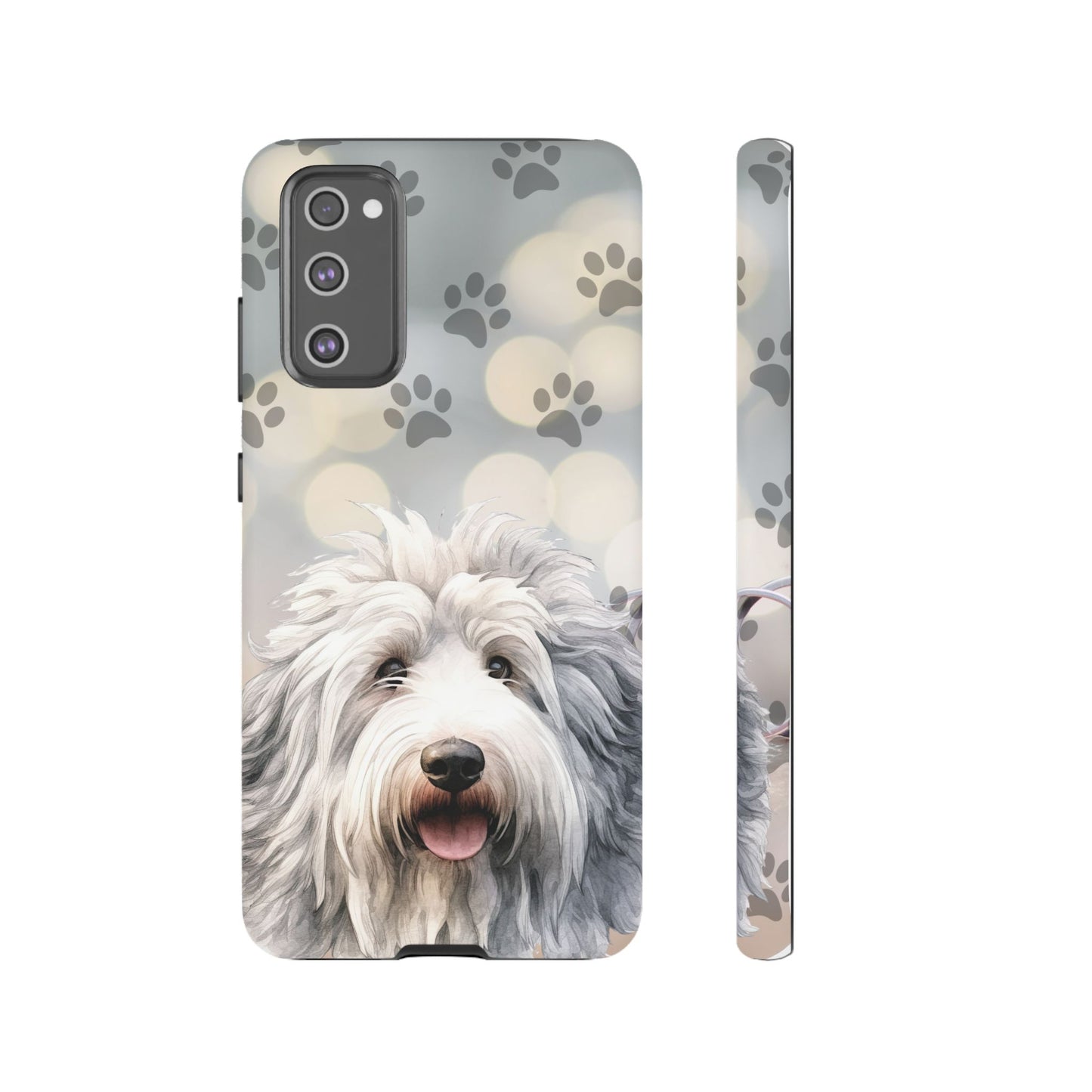 Old English Sheepdog by Tough Cases (Apple iPhone, Samsung Galaxy, and Google Pixel devices)