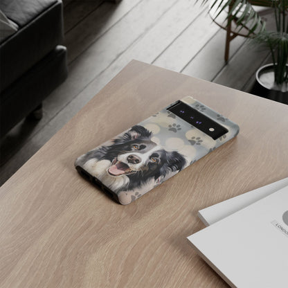 Border Collie Phone Case by Tough Cases (Apple iPhone, Samsung Galaxy, and Google Pixel)