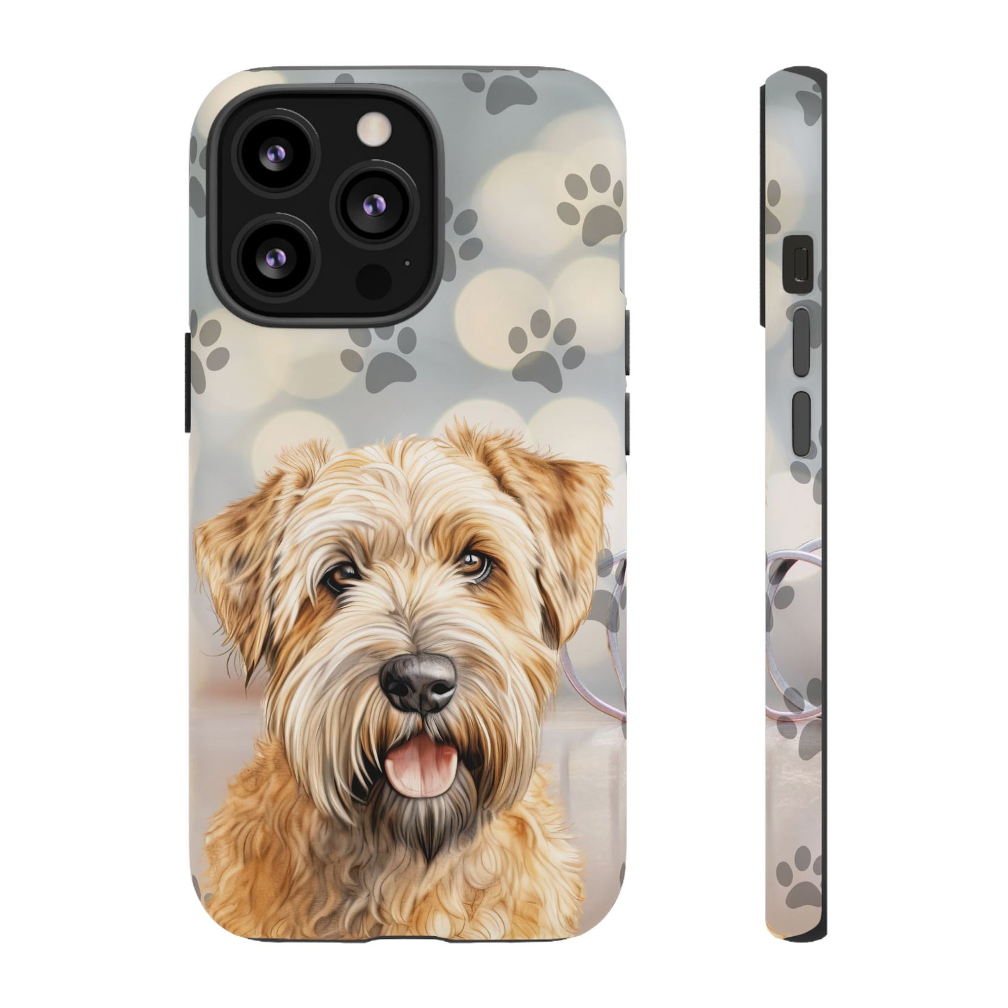 Self-Coated Wheaten Terrier by Tough Cases (Apple iPhone, Samsung Galaxy, and Google Pixel)
