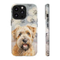 Self-Coated Wheaten Terrier by Tough Cases (Apple iPhone, Samsung Galaxy, and Google Pixel)
