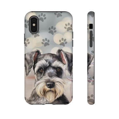 Miniature Schnauzer by Tough Cases (Apple iPhone, Samsung Galaxy, and Google Pixel)