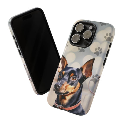 Miniature Pinscher by Tough Cases (Apple iPhone, Samsung Galaxy, and Google Pixel)
