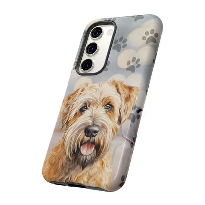 Self-Coated Wheaten Terrier by Tough Cases (Apple iPhone, Samsung Galaxy, and Google Pixel)