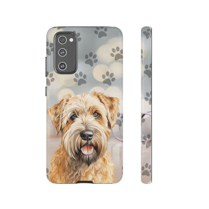 Self-Coated Wheaten Terrier by Tough Cases (Apple iPhone, Samsung Galaxy, and Google Pixel)